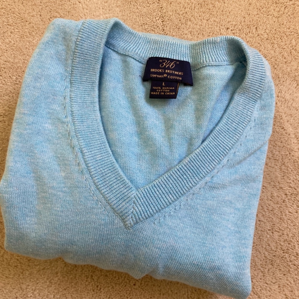 Brooks Brothers 100% Cotton Sweater